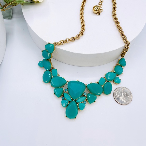 KATE SPADE Vintage GOLD Plate *COLOR POP* Bib Necklace - Picture 6 of 6